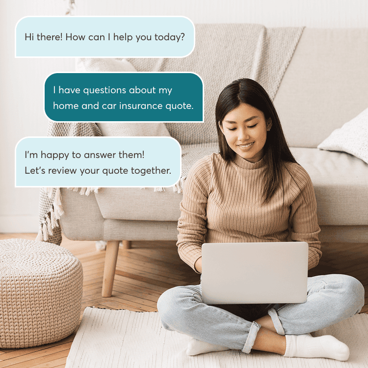 Contacting Sonnet about home and auto insurance
