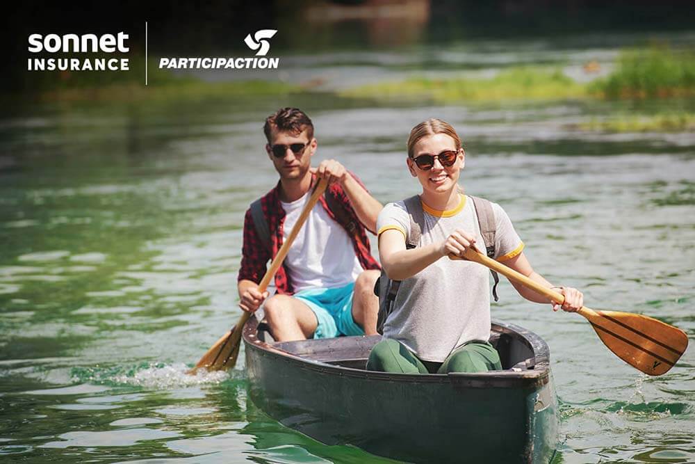 People canoeing