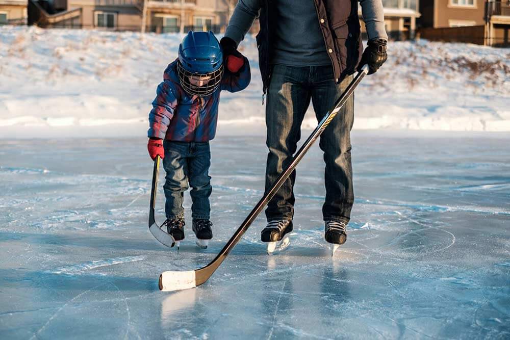 Construire une patinoire dans votre cour