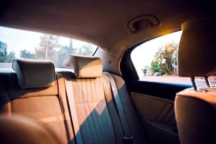 Interior of car protected with perils coverage