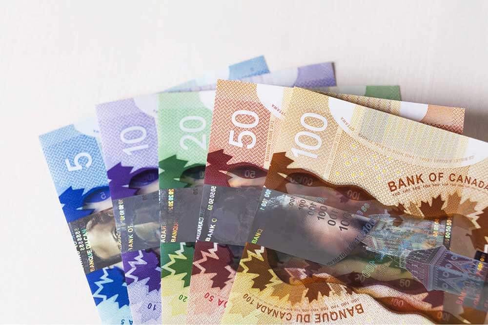 Canadian money savings