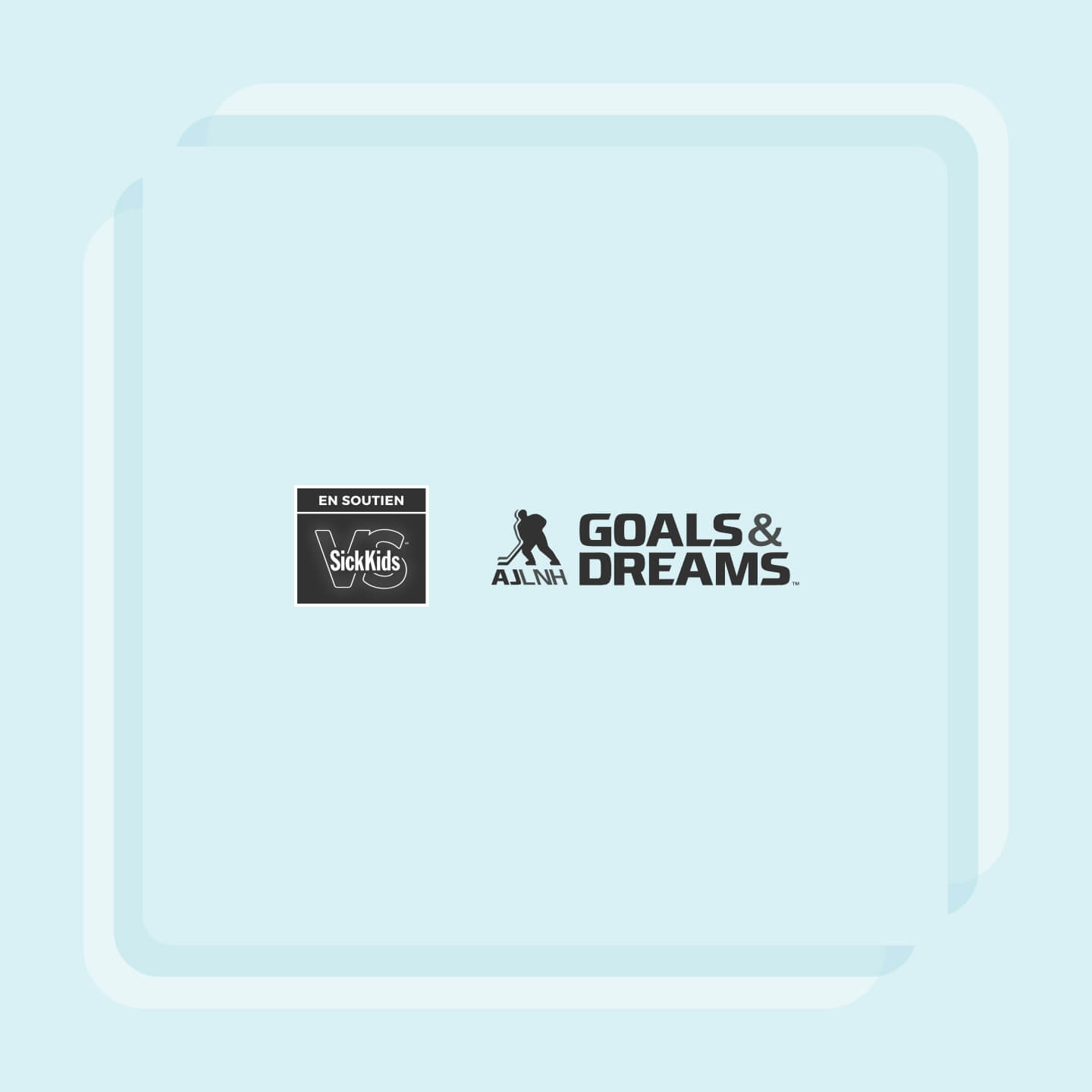 SickKids Foundation partnered with Sonnet Holland Bloorview Hospital partnered with Sonnet NHLPA Goals & Dreams partnered with Sonnet