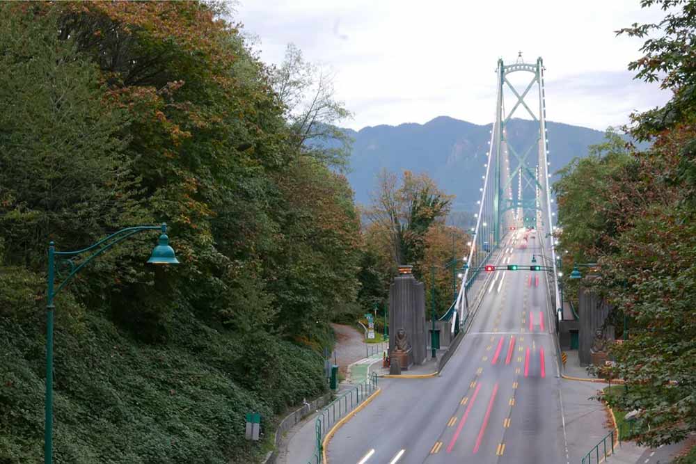 Lion's Gate bridge in Vancouver
