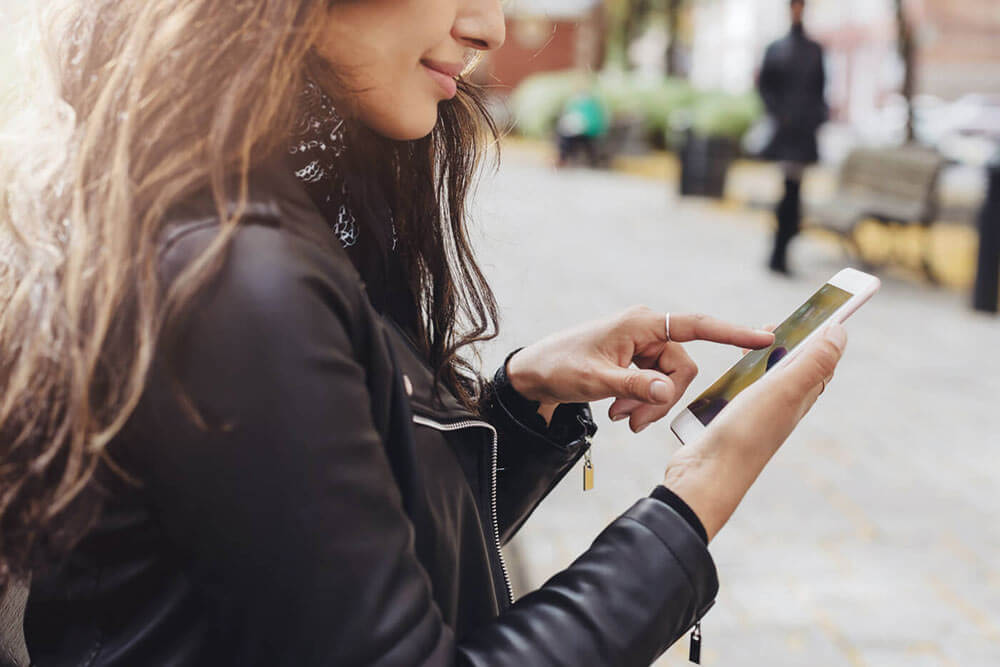 Woman on cellphone