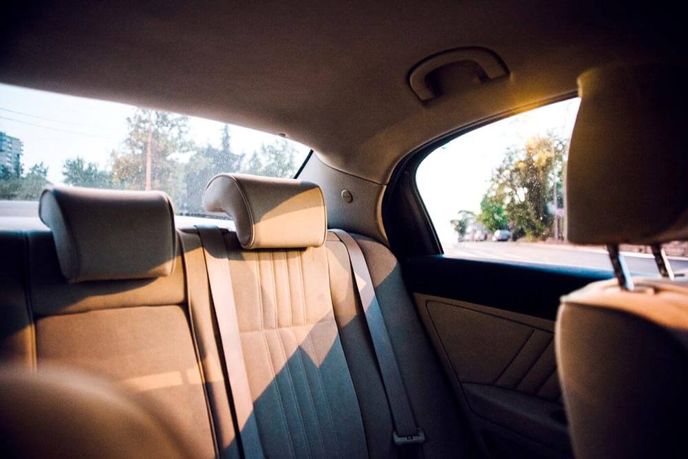 Interior of car protected with perils coverage