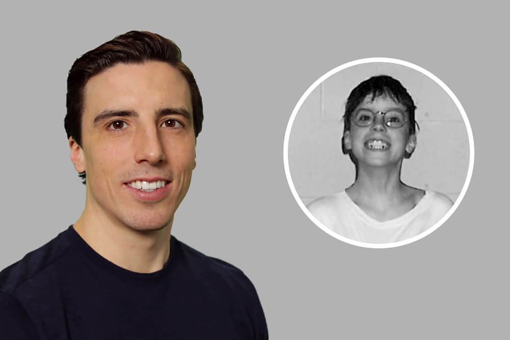 Childhood and current photo of Marc-André Fleury