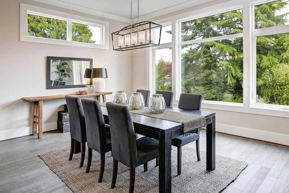 Dining room protected with home insurance